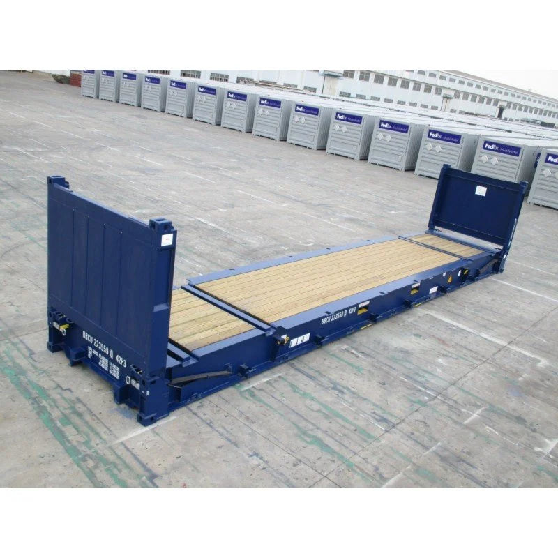 Neuer 40-Fuß-Flatrackcontainer