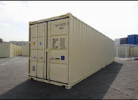 40-Fuß-HC-Seecontainer, Erstreise, Doppeltür