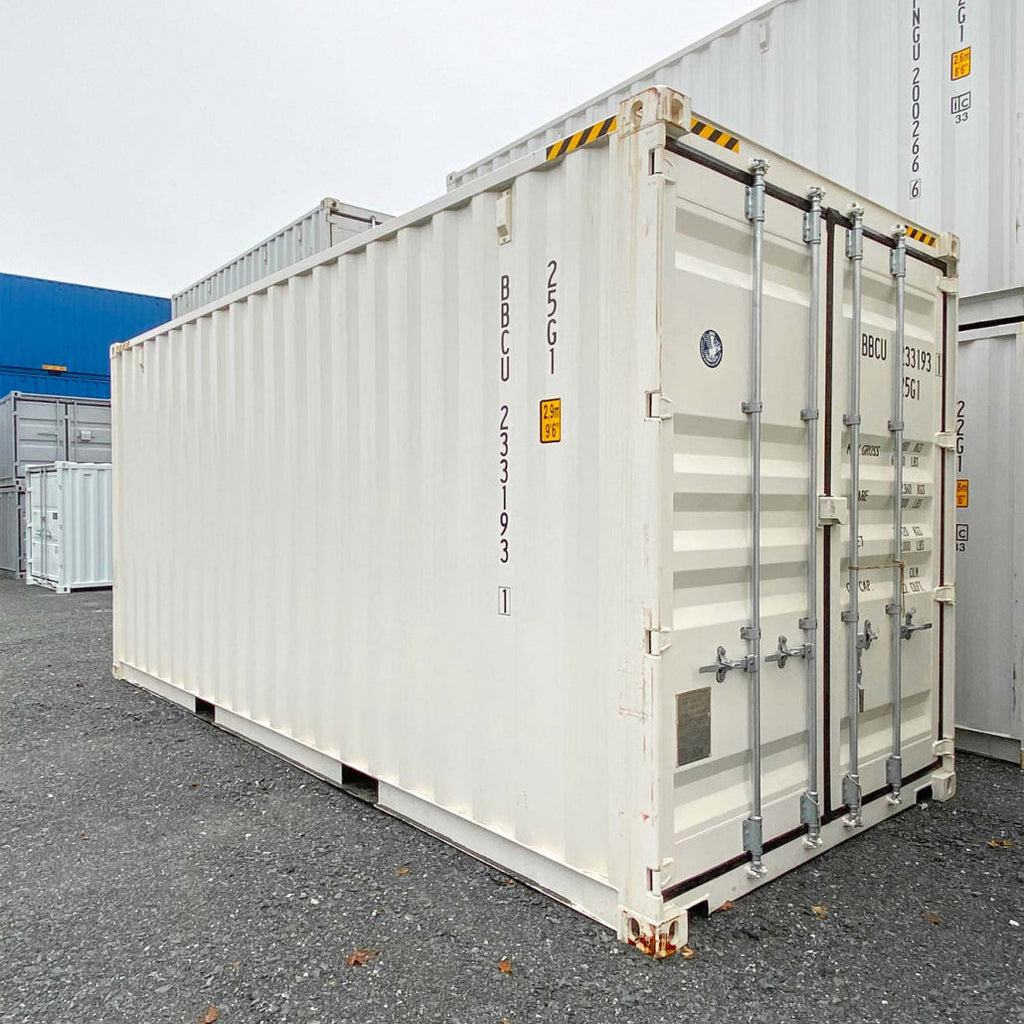 20-Fuß-HC-Seecontainer, weiß (Ref: 21002)